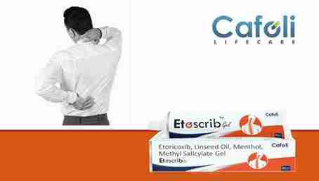 Etoscrib Gel Ointment at Best Price in Analgesic Franchise for NSAID and Pain Relief, Muscle Relaxant.